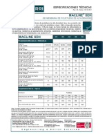 TDS MX Ficha Técnica Macline SDH