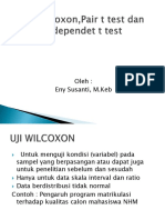 Uji Wilcoxon