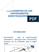 Componentes de Los Instrumentos Espectroscópicos