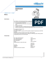 Flanged Pressure Independent Control Valve (P.I.C.V.) : Technical Data Sheet