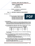 Suggested Answer - Syl12 - Dec13 - Paper 14 Final Examination: Suggested Answers To Questions