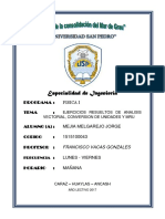 Ejercicios de Fisica I, Jorge Mejia