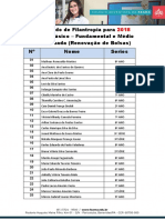 Resultado Bolsa FAAMA 1 Lista 1