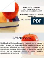 Diapositivas Educación Especial