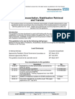 Paediatric Resuscitation, Stabilisation Retrieval and Transfer