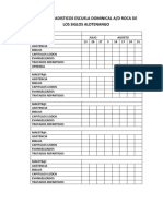 Datos Estadisticos Escuela Dominical