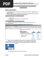 Configuring Android Application Development Environment