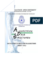 MSIT-104 Data Structure and Algorithms