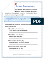 Grade 3 Grammar Worksheets Sentence Structure 07