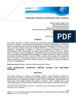 Oficinas Ludicas Com Crianças Abrigadas