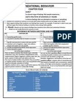 Organizational Behavior: Chapter Four