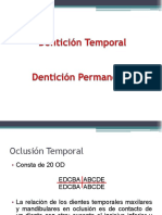 Dentición Temporal Vs Permanente PDF