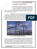 1) General Concept of Subutation:-: Fig. 1 - High Voltage Substation