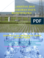 Pengamatan Dan Pengukuran Data Klimatologi