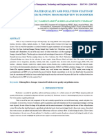 A Study On Water Quality and Pollution Status of Dikrong River Flowing From Senkiview To Doimukh