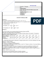 Bac g2 Maths Cote D Ivoire 2006