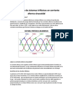 Generación de Sistemas Trifásicos en Corriente Alterna Sinusoidal