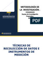 Técnicas de Recoleccion de Datos e Instrumentos de Medicion