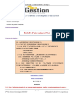 Chapitre 8 La Politique Économique