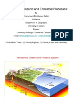 Atmospheric, Oceanic and Terrestrial Processes (Lec3)