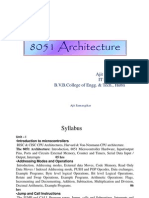 8051 Architecture 8051 Architecture: Ajit Samasgikar ITD T T IT Department B.V.B.College of Engg. & Tech., Hubli