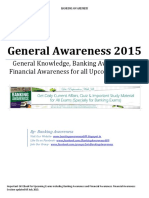 General Awareness 2015 For All Upcoming Exams