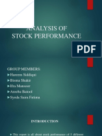 Analysis of Stock Performance