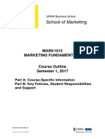 MARK1012 Marketing Fundamentals S12017 PDF