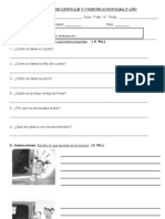 Prueba de Lenguaje y Comunicación-Cuento-No Funciona La Tele-2010-A