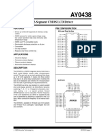 32-Segment CMOS LCD Driver: Features Pin Configuration