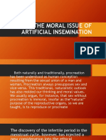 The Moral Issue of Artificial Insemination