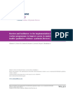 Barriers and Facilitators To The Implementation of Lay Health Worker Programmes To Improve Access To Maternal and Child Health: Qualitative Evidence Synthesis (Review)