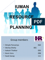 Human Resource Planning