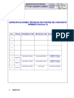 4 - Postes de Concreto Armado