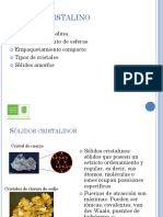 Estructura Cristalina y Tipos de Sólidos