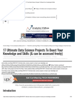 17 Free Data Science Projects To Boost Your Knowledge & Skills