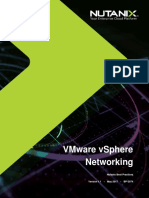 Nutanix TechNote-VMware VSphere Networking With Nutanix