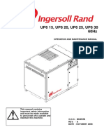 Ingersoll Rand 15 To 30 HP Rotary Screw Air Compressor Manual JEC