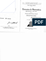 Jacomo Stаvale - Elementos de Matemаtica - 01 Volume - 37a. ed. 1953 PDF