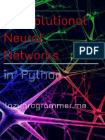 Convolutional Neural Networks in Python