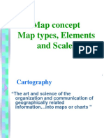 Map Concept Map Types, Elements and Scales