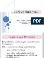 Enzyme Mikrobia: Mata Kuliah: Enzymologi Departemen Biologi FSM Undip