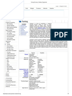 Turning Process, Defects, Equipment