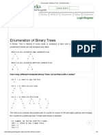 Enumeration of Binary Trees - GeeksforGeeks