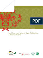 Analysis of The History and Evolution of Local Government System in Khyber Pakhtunkhwa