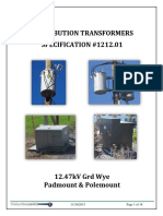 1212.01 15kV GRD WYE-Padmount & Overhead Distribution Transformers