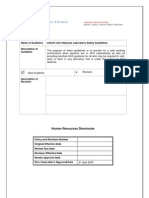 ACU National Laboratory Safety Guidelines