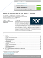 Modeling and Management of Pit Lake Water Chemistry 2: Case Studies