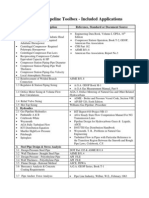 2010 Gas Pipeline Toolbox Modules