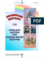 Wireless Communication System For Energy Meter Reading Seminar Report